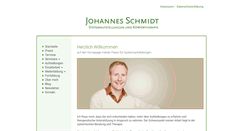 Desktop Screenshot of johannes-schmidt.info